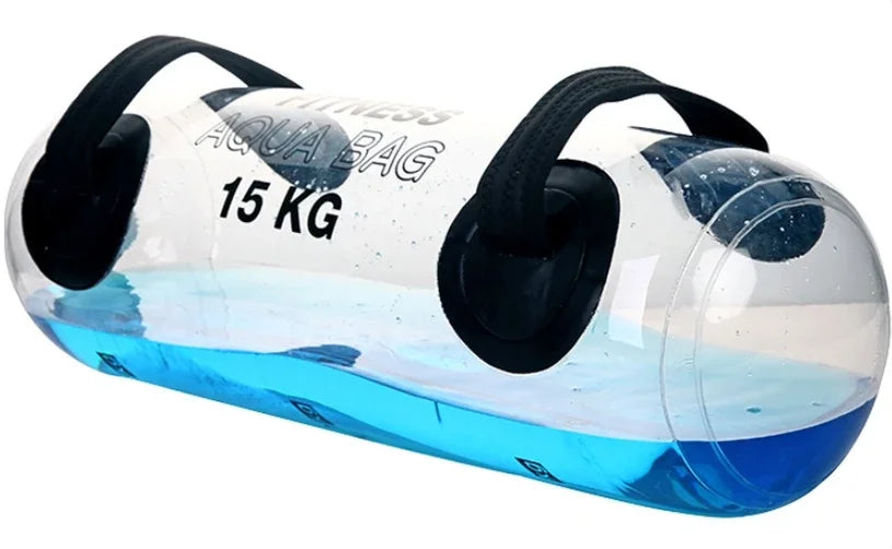 5~35 KG Fitness Water Bag Water Filling Energy Pack Squatting Fitness Croissant Sandbag Heavy Duty Exercise Workout Sand Bag
