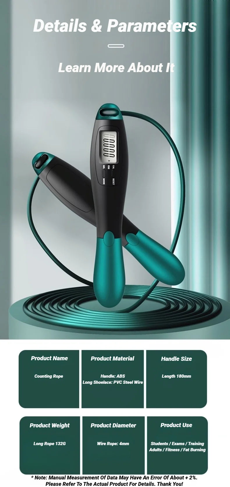 Adjustable Speed Jump Rope