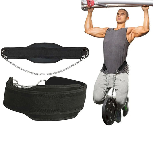 Weighted Dip Belt with Chain
